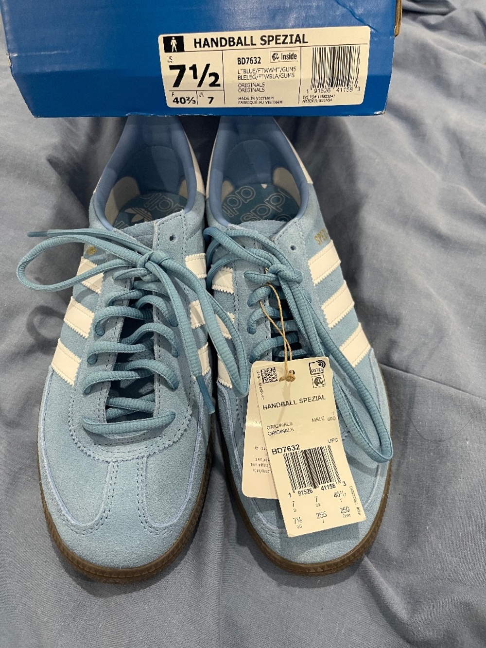 Adidas Spezial Light Blue Sneakers